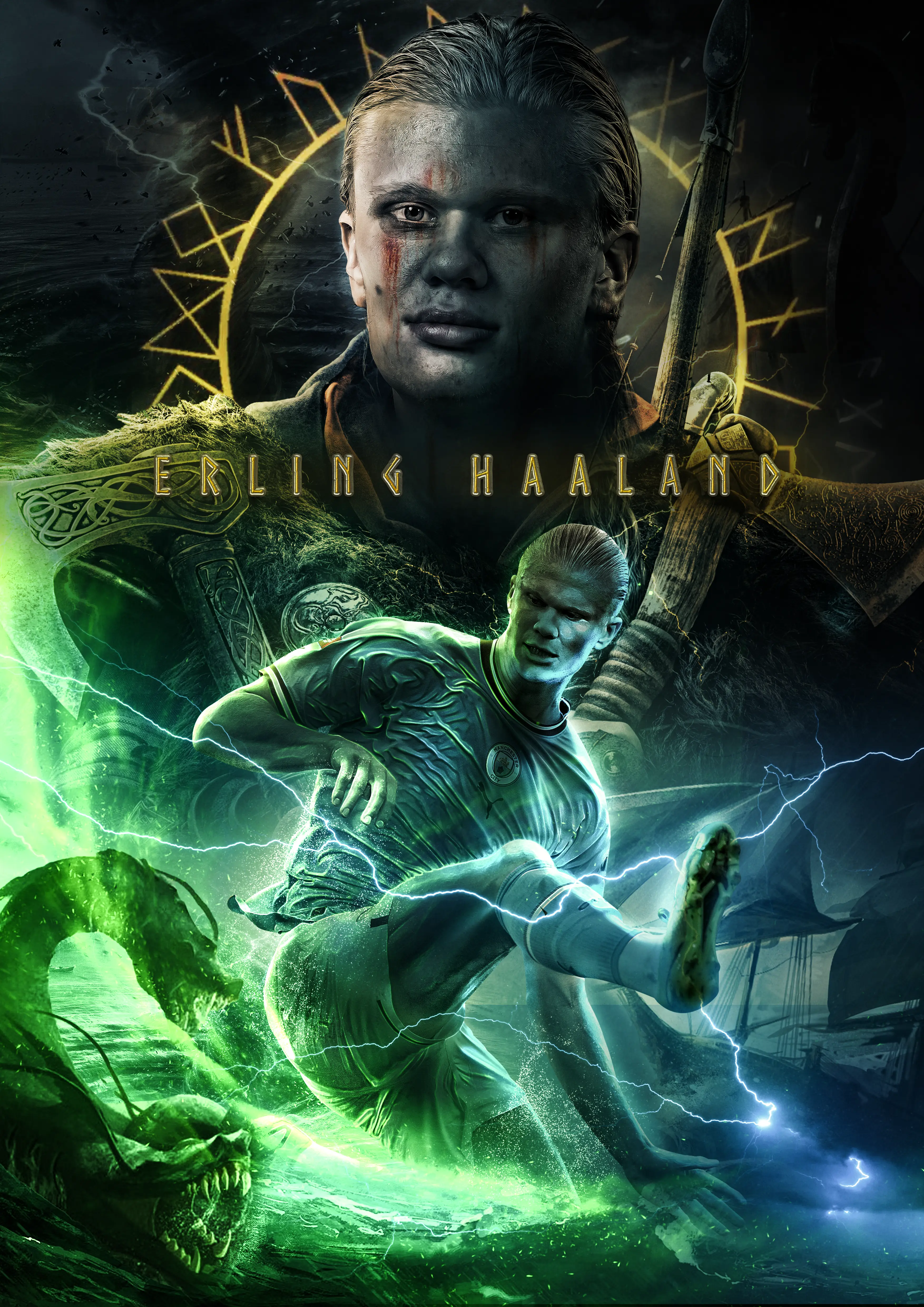 Erling Haaland poster