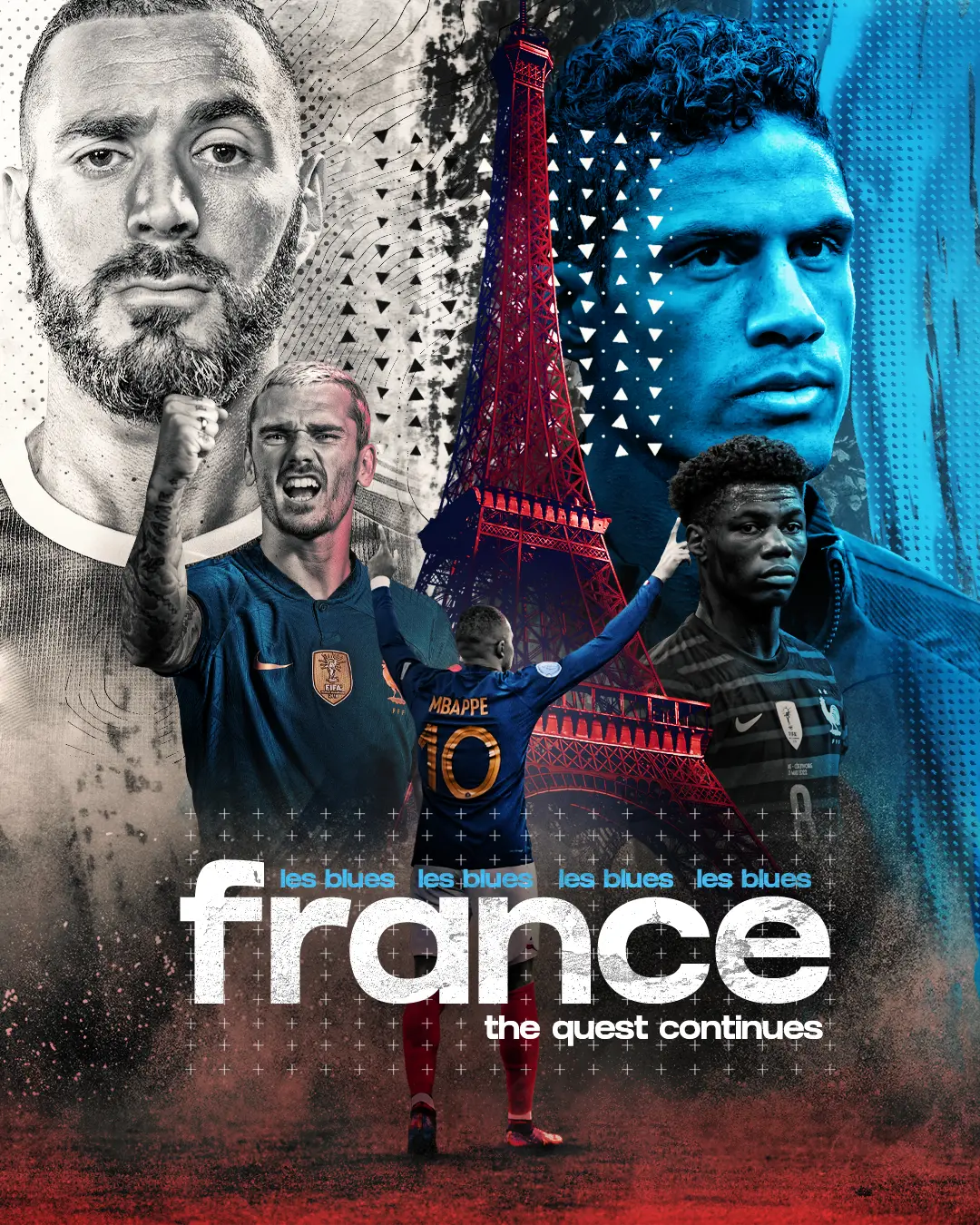 France national football team poster