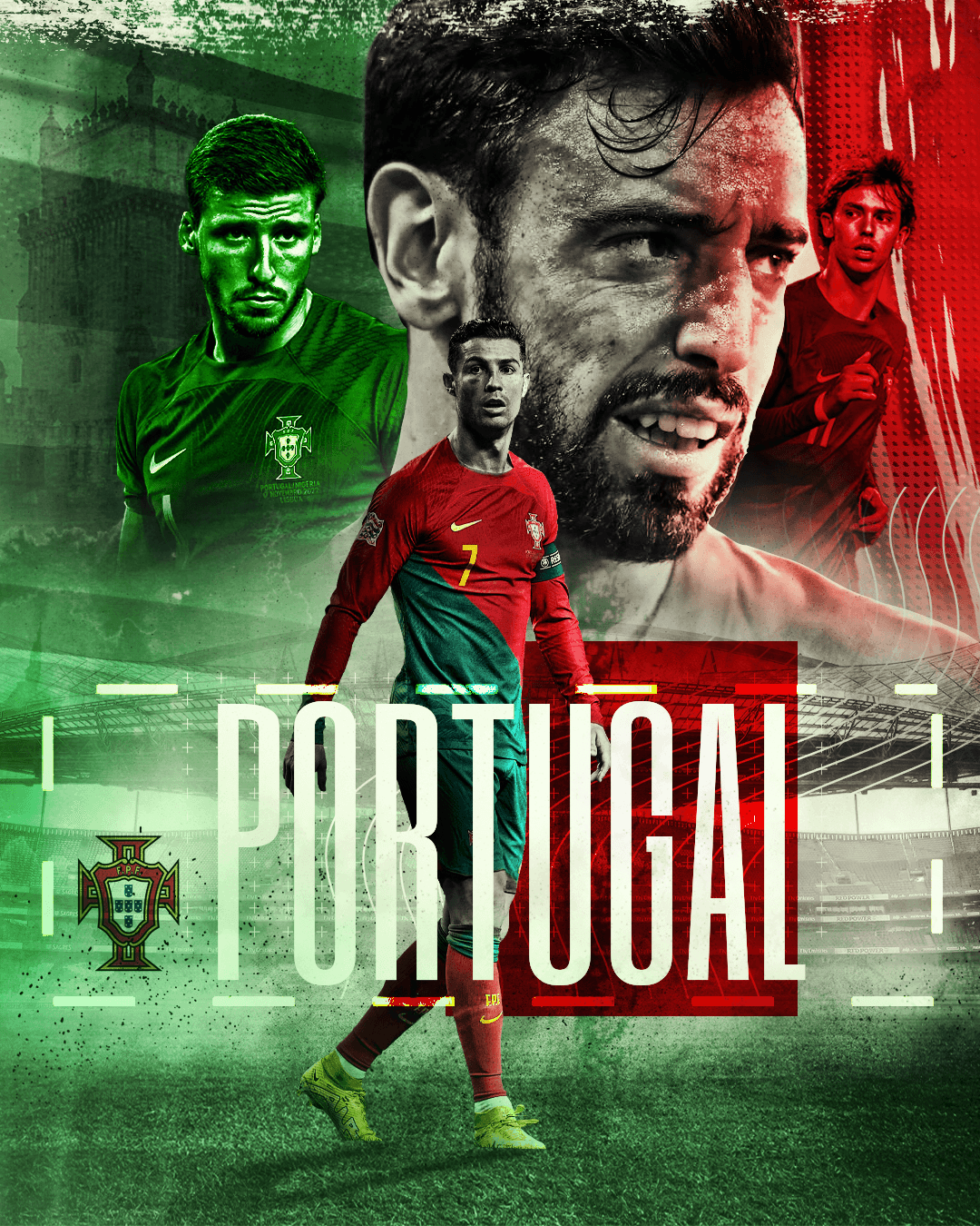 Portugal national football team poster