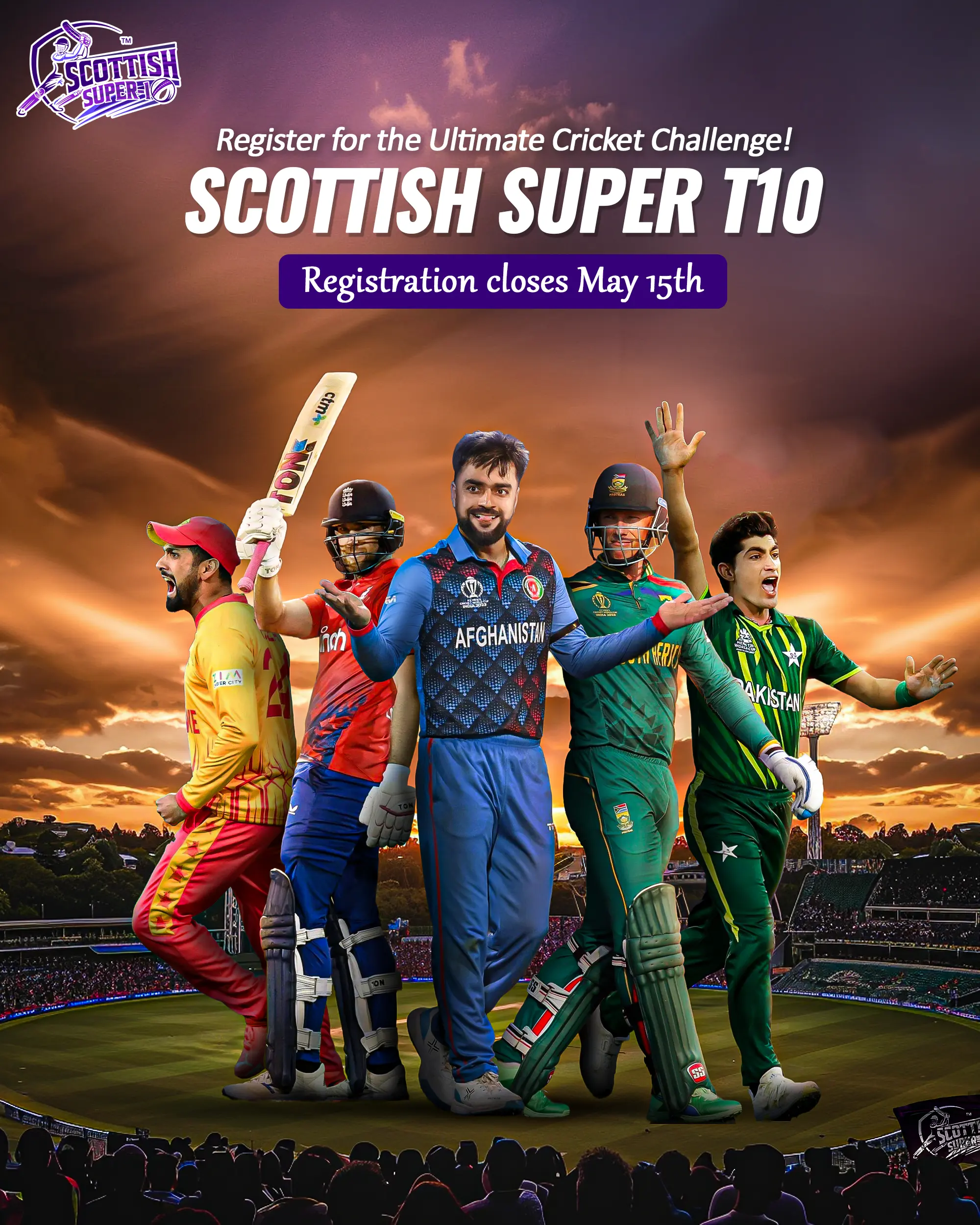 Scottish Super 10 teams poster